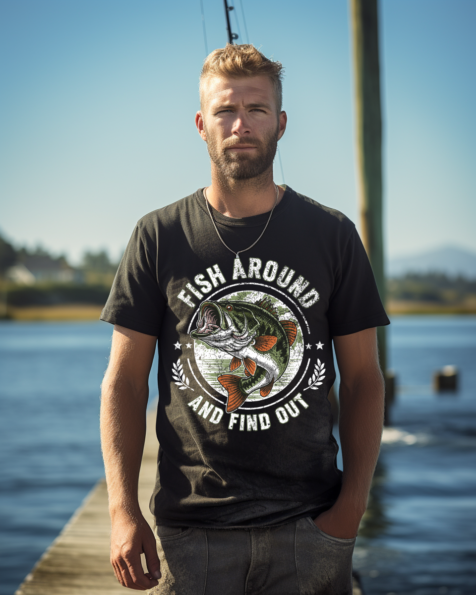 Fish Around and Find Out Tee - 100% Cotton Classic Fit