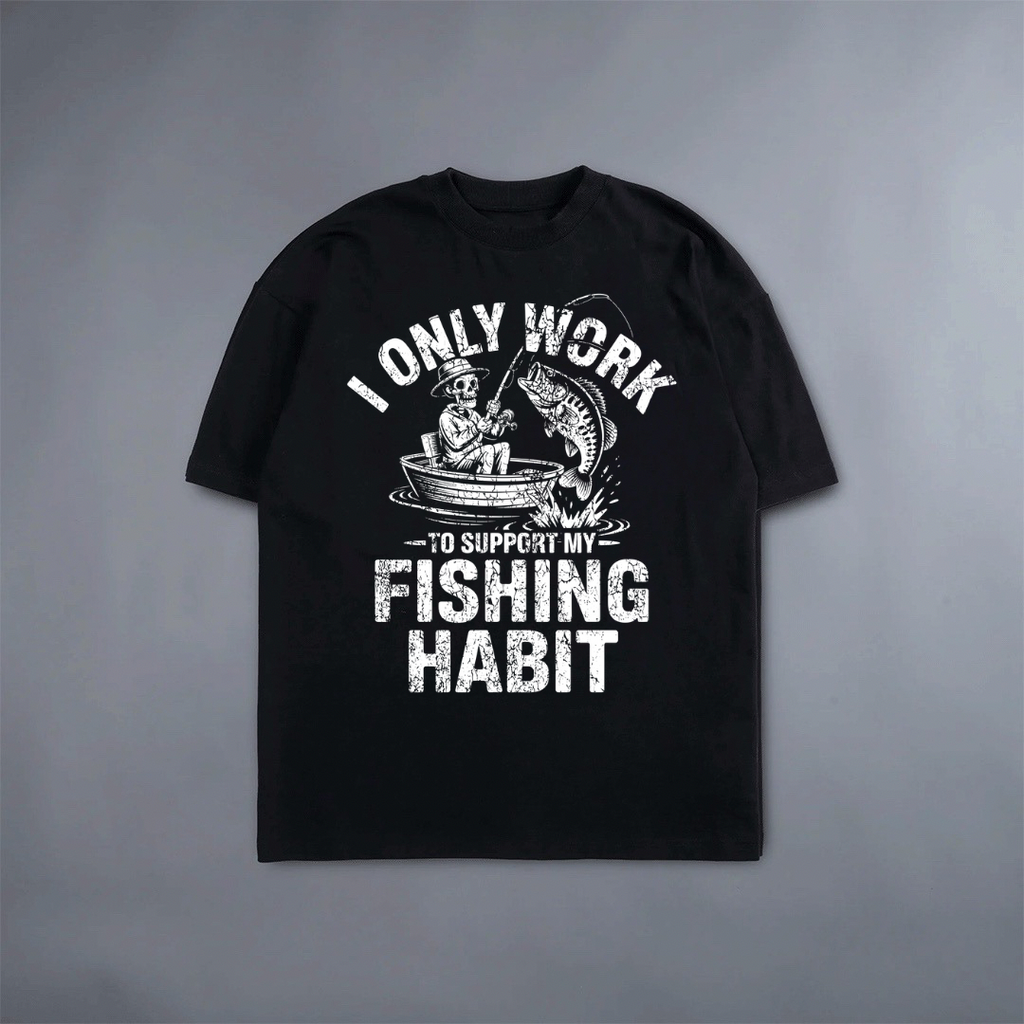 My Fishing Habit Tee - 100% Cotton Classic Fit