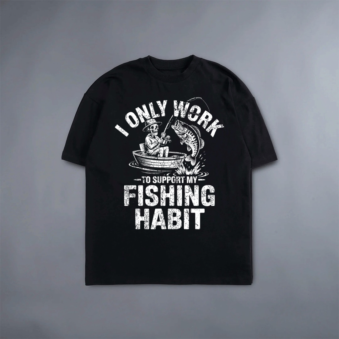 My Fishing Habit Tee - 100% Cotton Classic Fit